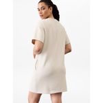 Athleta  L Seasoft Rib Tee Dress Bone Large Regular Photo 1