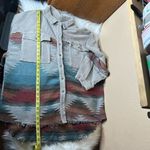 POL  Corduroy Aztec Oversized Button Down Shirt Jacket Shacket Size Large Photo 6