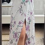 ZARA purple floral print dress Photo 1