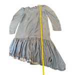 ZARA TRF Women's Asymmetric Ruffled Hi-Low Dress Blue Size S Photo 3