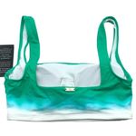 Lauren Ralph Lauren Green Ombre Bikini Swim Top Hidden Underwire Support Size 4 Photo 3