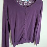 Anthropologie Lace Back Cardigan Sweater Photo 3