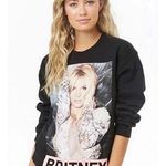 Britney Spears Graphic Pullover Crewneck Long Photo 0