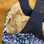 Lululemon White Black Glacier Lace Scoop Neck Tank Top Racerback Size 4 Photo 5