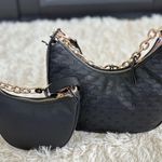 Juicy Couture  Black Embossed Chain Shoulder Bag Set Y2K Mini Purse New with tags Photo 3