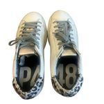 P448 Jack White Sneakers Tennis Shoes Animal Print Silver Size 38 7.5 Women's Photo 5