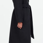 Madewell Double-Breasted Trench Coat Black XL NWT Belted Photo 0