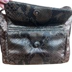 Jones New York Vintage Y2K Snake Python Double Strap Shoulder Bag Brown Purse Photo 4