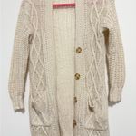 American Eagle  Outfitters Cream Knit Cardigan Photo 0