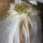 California Costumes Greek Goddess Angel Dress Sheer Crushed Velvet White/Gold 3X White Photo 8