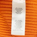 House of Harlow 1960 Midi Sweater Dress Size XL Orange Puffed Sleeve Rib Knit Photo 8