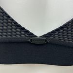 Koral Orange Satin Mesh Colorblock Scoop Neck Workout Athletic Sports Bra Sz XS Photo 5