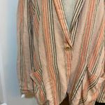 Free People Oversized Striped Blazer Photo 4