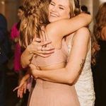 Blush Pink Bridesmaid Dress Size M Photo 2