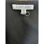 Ronny Kobo Pleated Rainbow Metallic Mini Party Dress Size XS X Photo 7