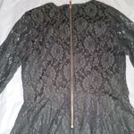 Altar'd State  long sleeve black goth lace dress Photo 11