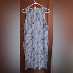 West Loop NEW Women's Blue & white
Sleeveless Tank Pullover Summer Sun
Dress Photo 2