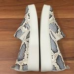 Vince . Saxon 2 Snakeskin Embossed Leather Slip On Platform Sneakers Size 7.5 Photo 7
