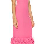 Revolve NBD Roja midi dress in hot pink Photo 2