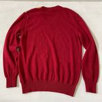 Ferre Ittierre Argyle Diamond Fall Color Thanksgiving Wool Cashmere Sweater L Red Size L Photo 1