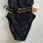 PQ SWIM Link Belted One piece swimsuit, Size Small, BRAND NEW, $164 Black Photo 6