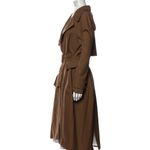 New Marni beige brown wool belted trench coat Size 0 Photo 7