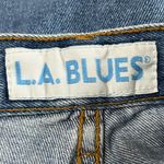L.A. Blues  Medium Wash Mom Style Size 28 Cuffed Hem Denim Jean Shorts. Photo 4