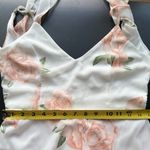 Lulus Floral Take You There Maxi Dress White Pink M wedding summer resort boho Photo 7