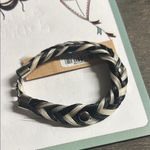Black and Cream Horse Hair Bracelet Photo 1