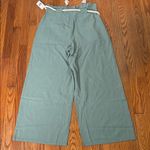Driftwood DENIM Vicki Linen-blend Pant Paper bag Green Aloe size 28 NWT Photo 2