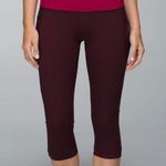 Lululemon Illumina Crop Bordeaux Drama/Bumble Berry Crop Pant Size 8 Photo 1