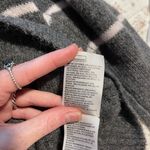 H&M Grey and White Striped Sweater Photo 4