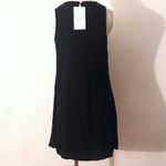 Embroidered Swing Bohemian Dress Black Photo 3