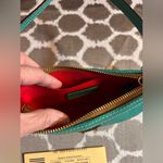 Dooney & Bourke NWT Turquoise Leather Mini Shoulder or Wristlet Bag summer fun Photo 10