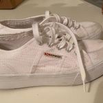 Superga  Womens 2790a White Platform Sneakers Photo 1