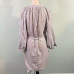 Lucky Brand  Women's Grey Striped Shirt Dress Size M NWT Photo 4
