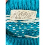 Vintage Lord & Taylor Young Americans Sweater Mens M Chunky Holiday Christmas Blue Size M Photo 3