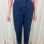 Brittania Women's Vintage Britannia High Waist Pleated Tapered Leg Mom Jeans Size 27 Photo 0