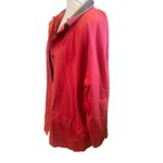 Talbots Vintage Women’s Red Field Coat Hooded With Detachable Wool Lining-RARE Photo 7