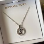 Michael Kors Silver Brass Necklace MKJ7326040 NEW Photo 1