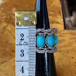 Sleeping Beauty Turquoise Sterling Silver Ring Size 6.75 Photo 6