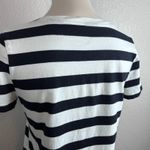 J. Crew Mercantile Women's Crew Kneck Striped Navy White Short Sleeve Tee Small Photo 3