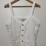 Loft NEW  Linen Button Down Shirt Dress Size 10 Women’s Fit & Flare Beach NWT Photo 2