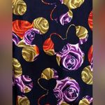 LuLaRoe OS Leggings Disney Mickey & Minnie Mouse Red Purple & Gold Roses Photo 1