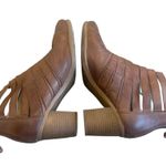 Josef Seibel Bonnie Ankle Booties Cage Cutout Brown Heel Leather Size 39 Women's Photo 12