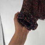 C/MEO COLLECTIVE ‎ Floral Printed Ruffle Pleated Georgette Balloon Sleeve Blouse Photo 5