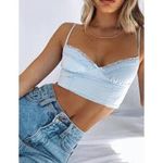 Princess Polly  Old School Love Cropped Cami Top Photo 1