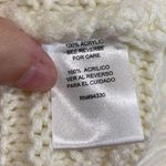 One A Winter White Crewneck Chunky Sweater Size L Photo 5