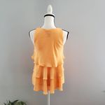 Rafaella  Women's Orange Sleeveless Tiered Top S Photo 1