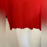 Cable & Gauge  plus size orange scallop edge sweater size 1X Photo 7